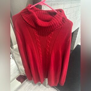 Fashion Bug Crimson Cowl Neck Sweater
